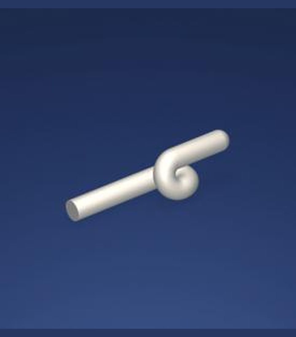 Ceramic loop guide render
