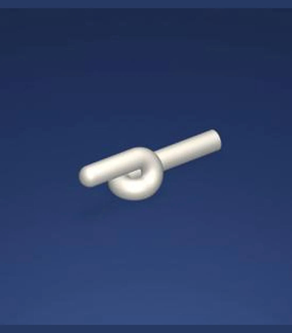 TF997-1247
BARMAG REF. 083787/0
99.7% ALUMINA · Loop Guide · Ø3 × 22.5