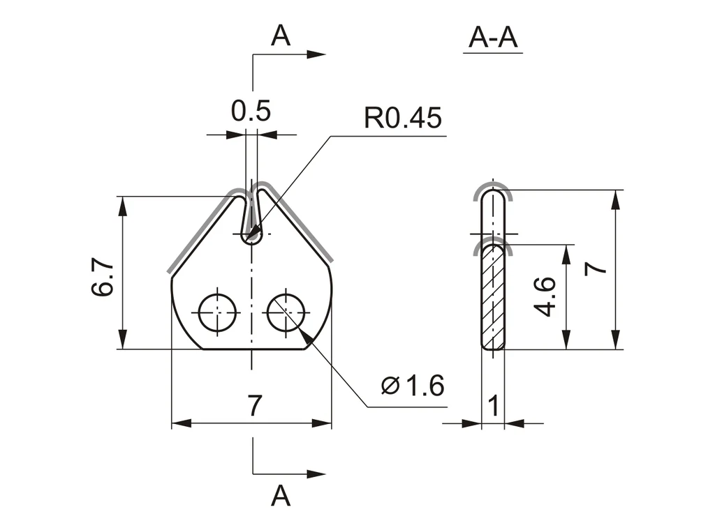 TF997-1306
99.7% ALUMINA · Precision Ceramic Guide