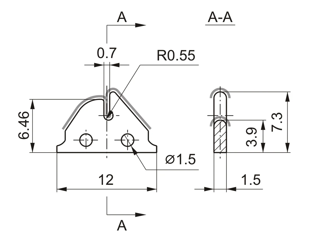 TF997-1218
99.7% ALUMINA · Precision Ceramic Guide